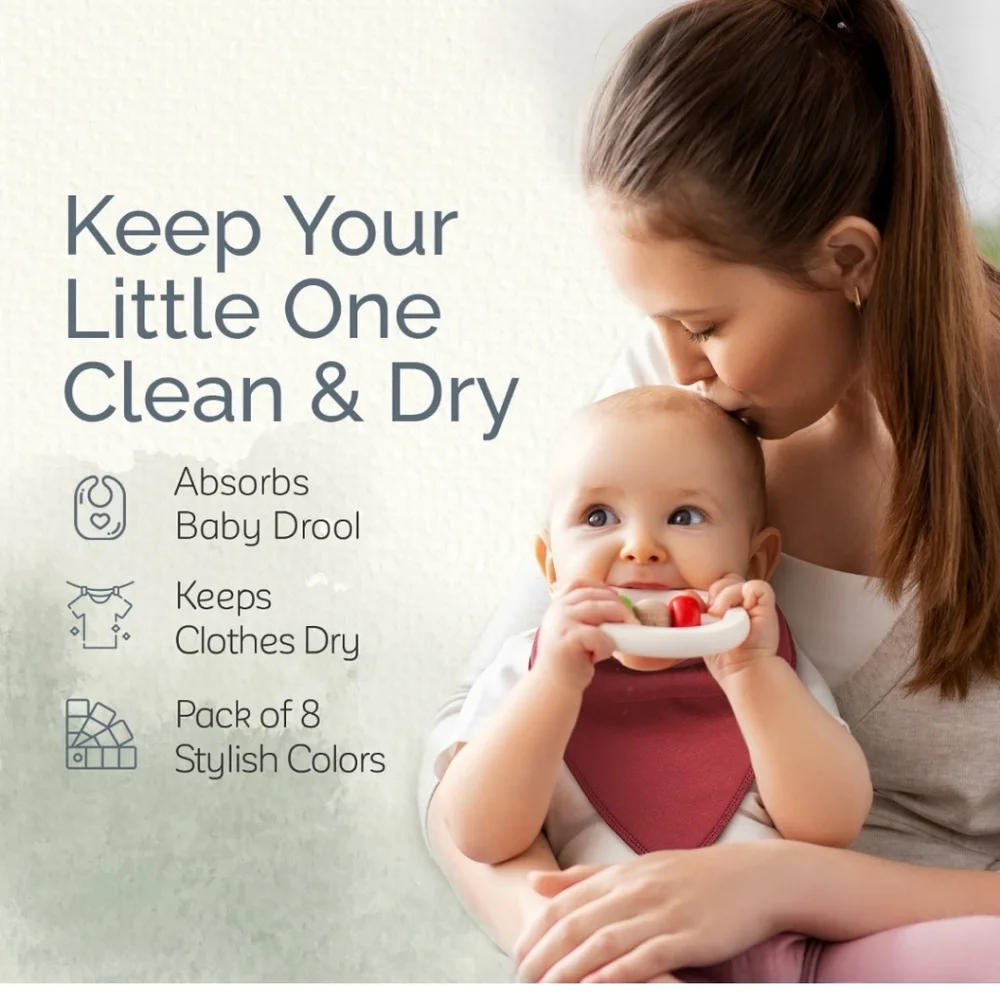 Soft Waterproof Baby Bibs for Girls and Boys